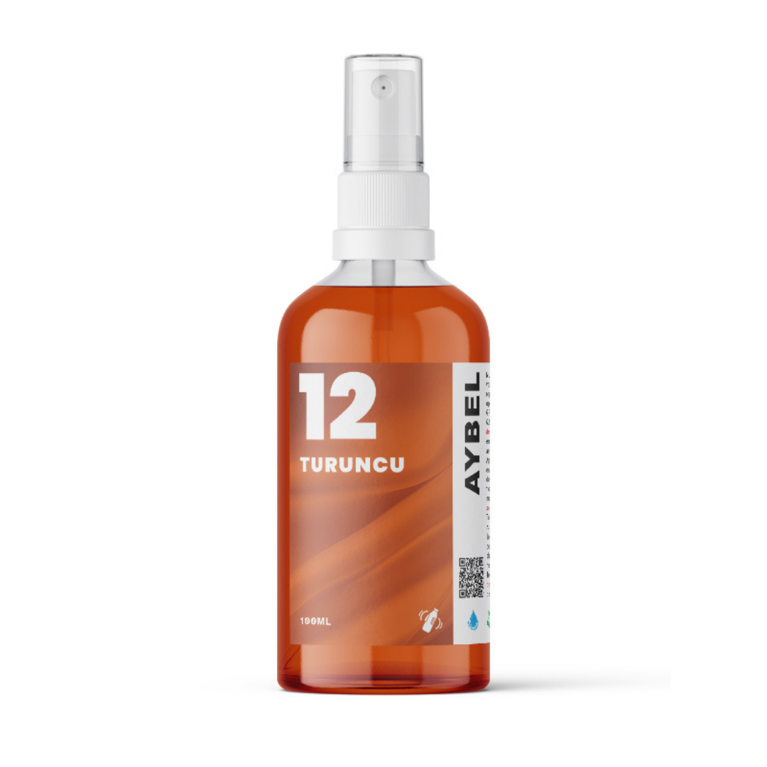 Spray de tinta para tecido laranja