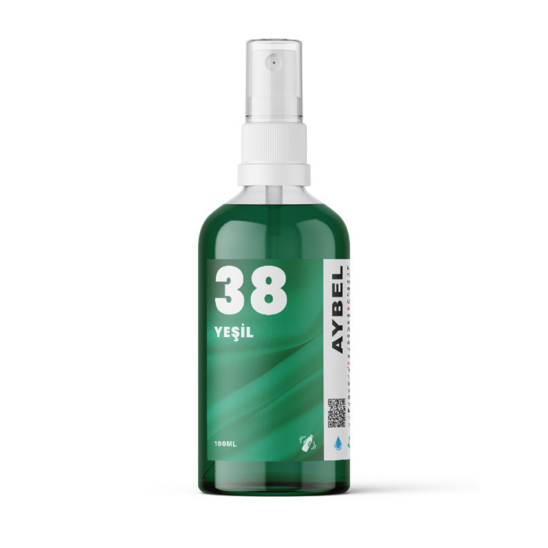 Grasgroene textielverfspray