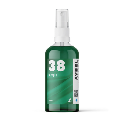 Grasgroene textielverfspray