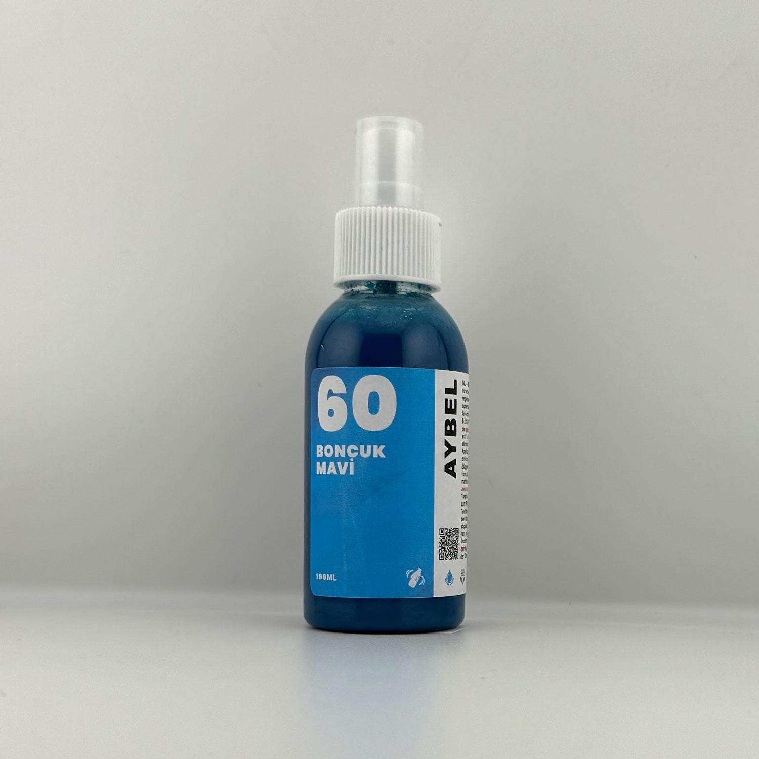 Turquoise textielverfspray