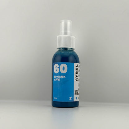 Turquoise textielverfspray