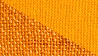 Fabric swatch dyed in yellow, demonstrating the vibrant color achieved with our dye on different fabrics