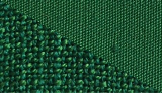 Fabric swatch dyed in pine green, demonstrating the vibrant color achieved with our dye on different fabrics